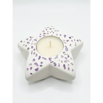 Mécsestartó amtiszttel díszítve