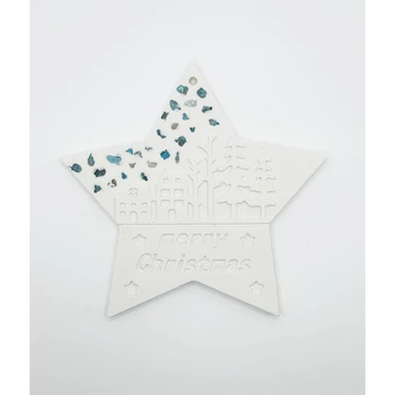 Karácsonyfadísz apatit ásvánnyal