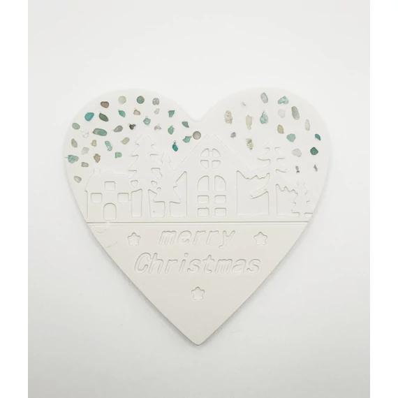 Karácsonyfadísz amazonit ásvánnyal