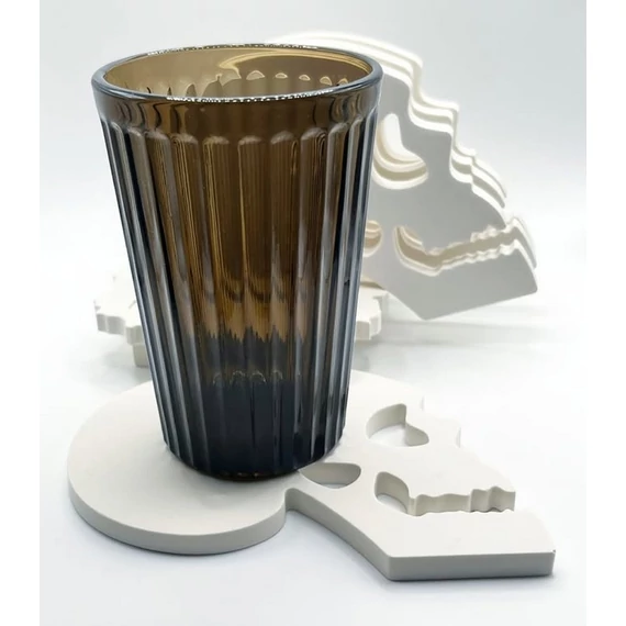 Poháralátét - Koponya